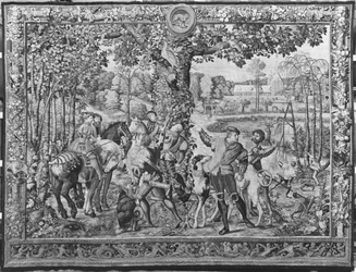 The Hunts of Maximilian, Leo, The Stag Hunt, Gobelins Factory