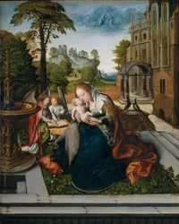 Virgin and Child with Angels