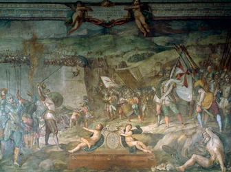 Battle of Bona between Genoese and Turks, September 16