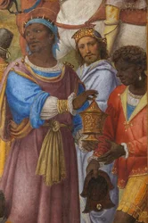 Detail of the Adoration of the Three Wise Men (detail)
