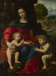 The Virgin and Child with Saint John