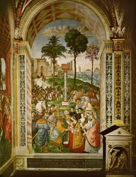 Aeneas Silvius Piccolomini Presents Emperor Friedrich III to His Bride, Eleanor of Portugal