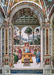 The Piccolomini Library, north east wall: 