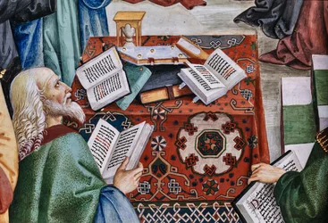 The Piccolomini Library, South West Wall: Pius II Presides Over the Diet of Mantua, June 1