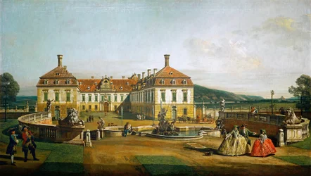 The Imperial Pleasure Palace Schloss Hof, Courtyard Side