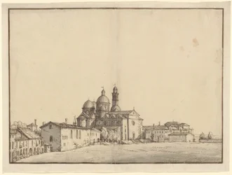 Santa Giustina and the Prato della Valle at Padua