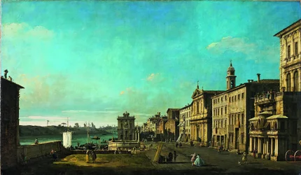 View of Via di Ripetta in Rome