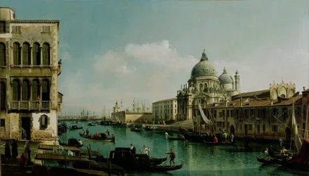 View of the Grand Canal and the Punta della Dogana