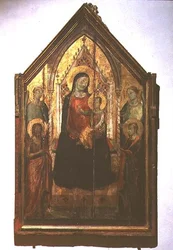 Madonna and Child Enthroned with Saints