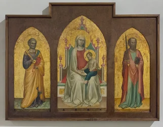 Madonna with Child Reading: St Peter and Paul