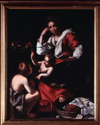 The Holy Family with St. John the Baptist