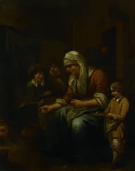 Woman Making Pancakes