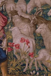 The Foundation of Rome: Faustulus meets Romulus and Remus. 1525-1530 (detail)