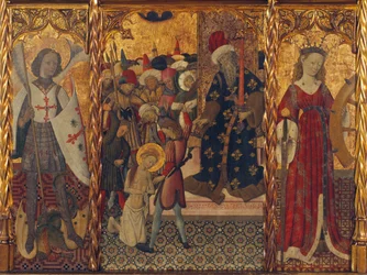 Saint Michael, Martyrdom of Saint Eulalia and Saint Catherine