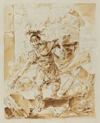 Alexander Setting Fire to Persepolis