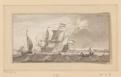 Warship on the IJ
