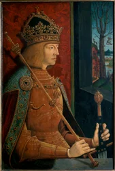 Emperor Maximilian I, with Crown, Sceptre, and Sword