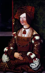 Portrait of the Empress Bianca Maria Sforza