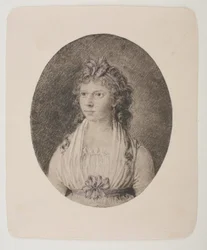 Portrait of Maren Schou West, née Grønlund