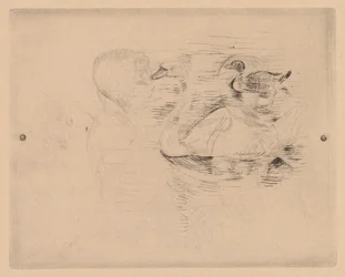 Swan and Duck, with portraits of Julie