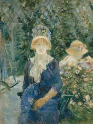 Woman in a Garden, 1882-83
