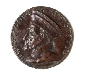 Medal depicting Cosimo il Grande: recto