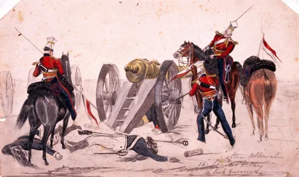 16th Lancers Killing a Sikh Gunner, Battle of Aliwal