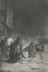 Interior of a Church in Milan