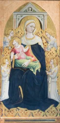 Enthroned Madonna with Child and Four Angels, c.1433