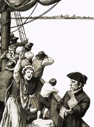 David Thomson did not share in the general excitement as the ship neared Nova Scotia