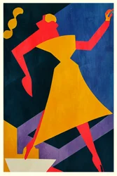 Vibrant Abstract Dance