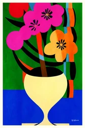 Vibrant Floral Abstraction
