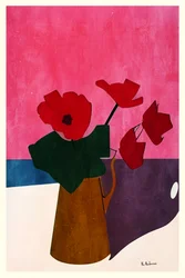 Vibrant Poppies Still Life