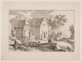 Plate 10, from Landscapes with Farmhouses