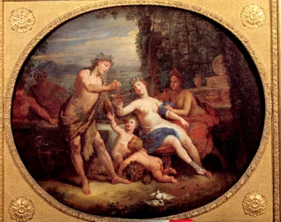 Representation of the deities Bacchus, Venus and Ceres