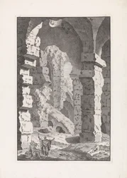 Musician Shepherd Among Ruins