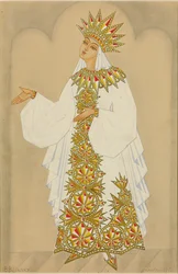 Costume Design for Ludmila from the Opera 