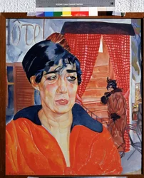 Concierge in Paris. Work by Boris Dmitryevich Grigoriev