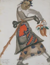 Costume Design for the Opera Snow Maiden by N. Rimsky-Korsakov