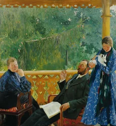 Family portrait of the Polenow family