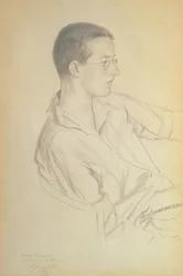 Portrait of Dmitri Dmitrievich Shostakovich, 1923