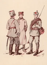 Soldiers of the Soviet Red Army