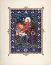 Illustration for the Fairy Tale Vasilisa the Beautiful