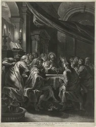 Christ and the Apostles During the Last Supper