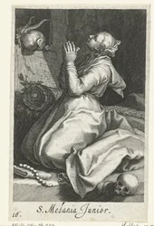 Saint Melania the Younger as a Hermit