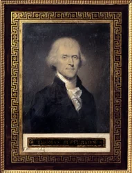 Portrait of Thomas Jefferson (1743-1826) President of the United States from 1801 to 1809