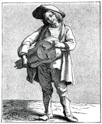A Hurdy-Gurdy Player