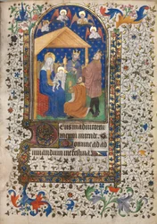 Book of Hours Use of Paris: Adoration of the Magi, c. 1420