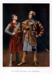 Lewis Waller and Mr McKinnel, English actors