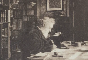 Book Collector, William Morris in His Library at Kelmscott House, Hammersmith